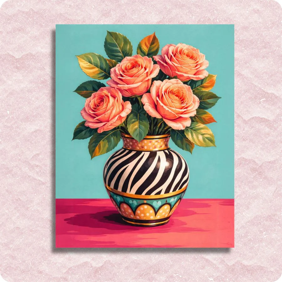 Flower Paint by Numbers