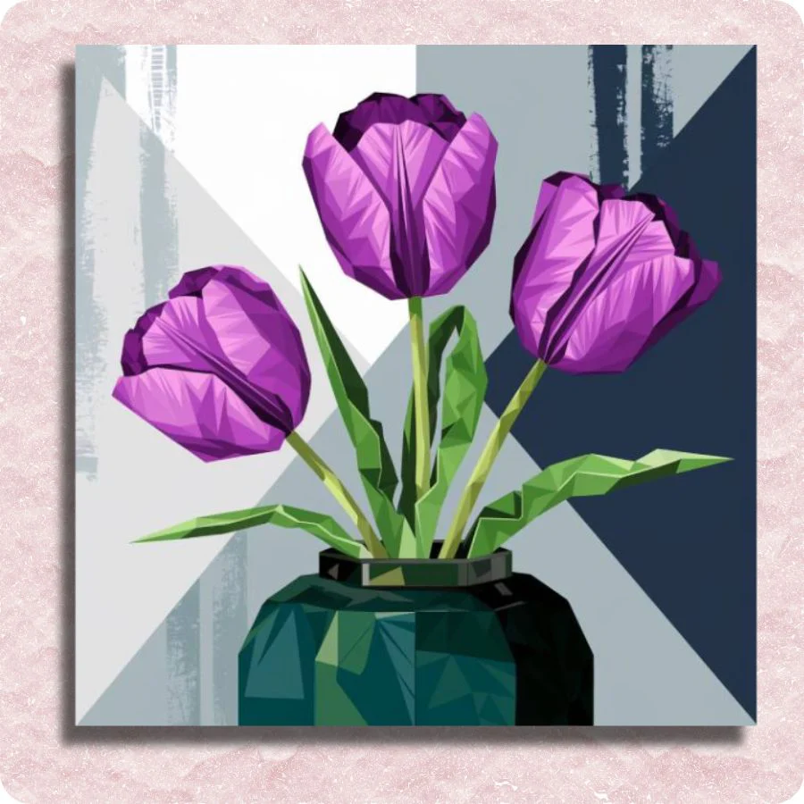 Tulip Paint by Numbers